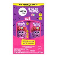 Salon Line Kit Kids Sh 300ml+cond 200ml Uva