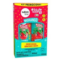 Salon Line Kit Kids Sh 300ml+cond 200ml Morango
